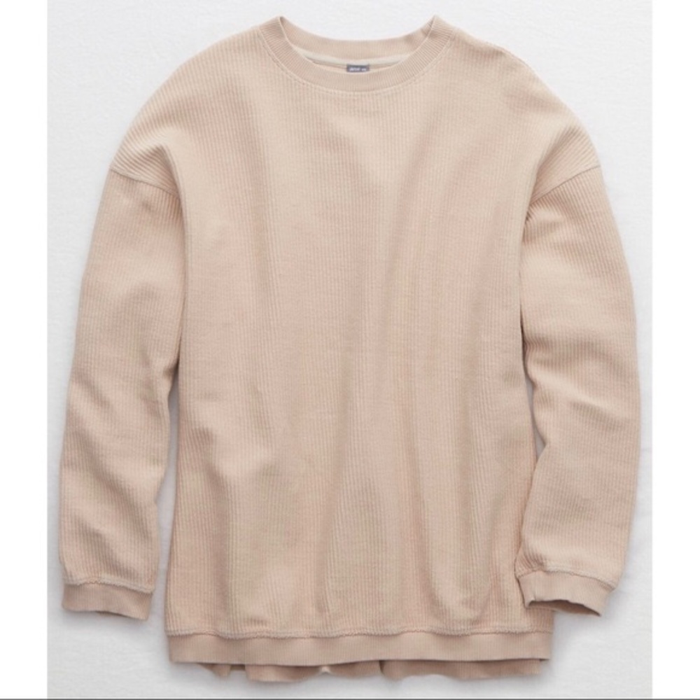 Aerie Corded Oversized Crewneck